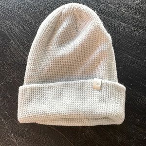 Never worn grey Vuori beanie (wearable long or short both shows logo)